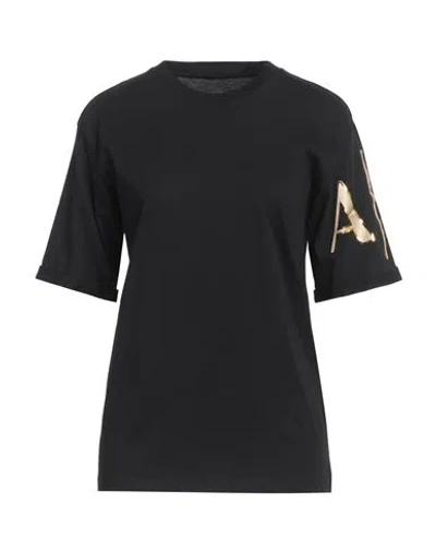 Armani Exchange Woman T-shirt Black Size Xs Cotton
