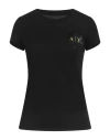 Armani Exchange Woman T-shirt Black Size Xs Cotton