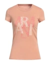 Armani Exchange Woman T-shirt Blush Size L Cotton In Pink