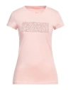 Armani Exchange Woman T-shirt Blush Size L Cotton In Pink