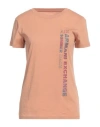 Armani Exchange Woman T-shirt Blush Size L Cotton In Pink