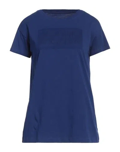Armani Exchange Woman T-shirt Bright Blue Size Xs Cotton