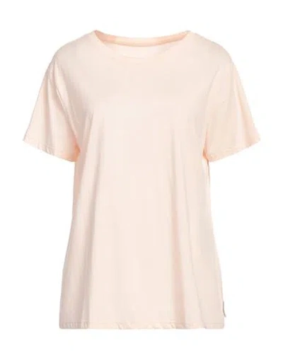 Armani Exchange Woman T-shirt Light Pink Size L Pima Cotton