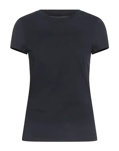 Armani Exchange Woman T-shirt Navy Size S Cotton