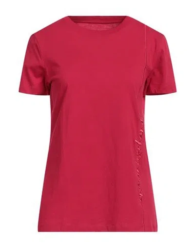 Armani Exchange Woman T-shirt Red Size S Cotton