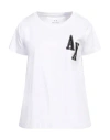 Armani Exchange Woman T-shirt White Size L Cotton