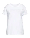 Armani Exchange Woman T-shirt White Size L Cotton