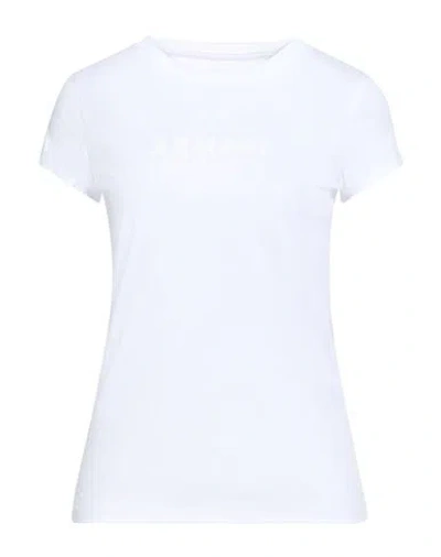 ARMANI EXCHANGE ARMANI EXCHANGE WOMAN T-SHIRT WHITE SIZE L COTTON