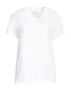 Armani Exchange Woman T-shirt White Size L Cotton