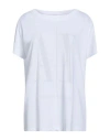 Armani Exchange Woman T-shirt White Size L Cotton, Polyester