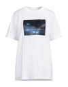 Armani Exchange Man T-shirt White Size Xs Cotton, Polyester, Elastane In White