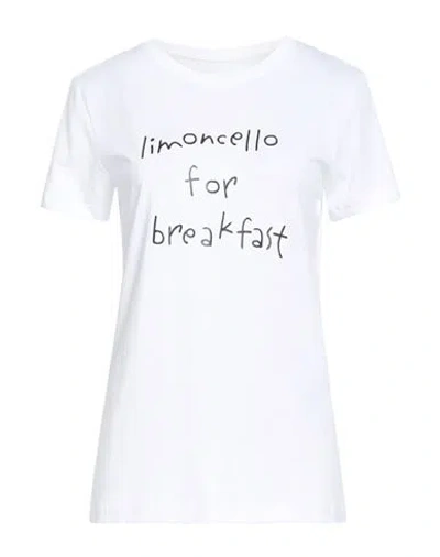 Armani Exchange Woman T-shirt White Size M Cotton