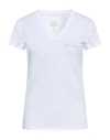 Armani Exchange Woman T-shirt White Size S Cotton In White