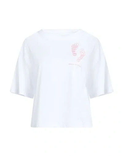 Armani Exchange Woman T-shirt White Size S Cotton