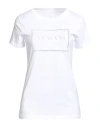 Armani Exchange Woman T-shirt White Size Xs Cotton