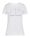 Armani Exchange Woman T-shirt White Size Xs Cotton In White