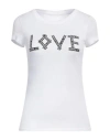 Armani Exchange Woman T-shirt White Size Xs Cotton In White