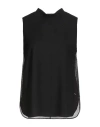 Armani Exchange Woman Top Black Size L Polyester In Black