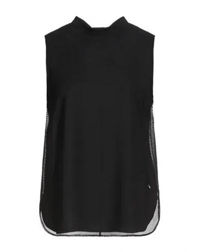 Armani Exchange Woman Top Black Size L Polyester