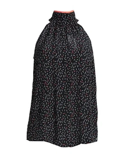 Armani Exchange Woman Top Black Size Xl Viscose