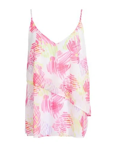 Armani Exchange Woman Top Pink Size L Polyester