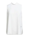 Armani Exchange Woman Top White Size M Polyester