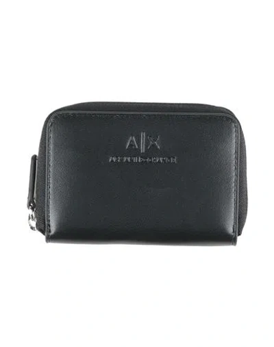 Armani Exchange Woman Wallet Black Size - Polyester, Polyurethane
