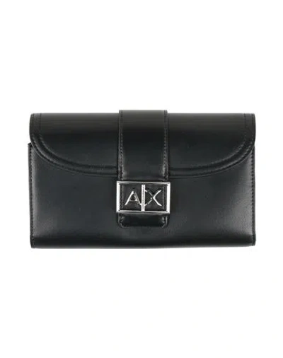 Armani Exchange Woman Wallet Black Size - Polyester