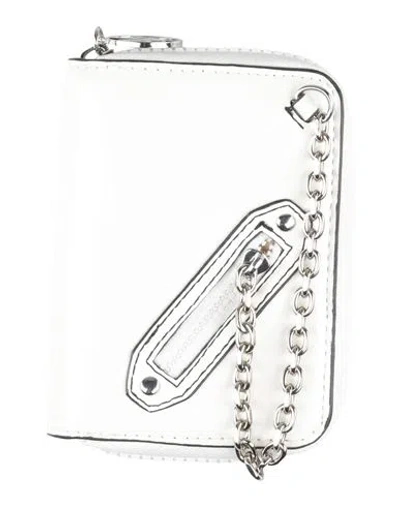 Armani Exchange Woman Wallet White Size - Polyester, Polyurethane