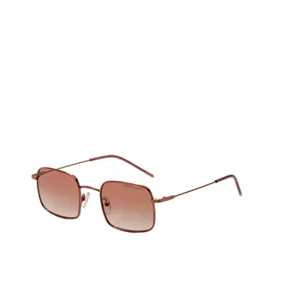 Armani Exchange Women's 46mm Shiny Rose Gold Sunglasses In Pink