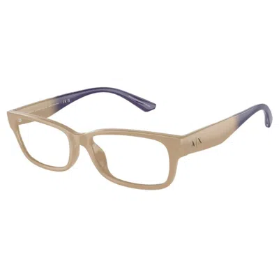 Armani Exchange Women's 54mm Shiny Tundra Opticals In Brown