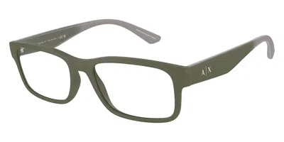 Armani Exchange Women's 56mm Matte Green Opticals In Multi