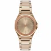 Armani Exchange Three-hand Gold-tone Stainless Steel Watch In Gold