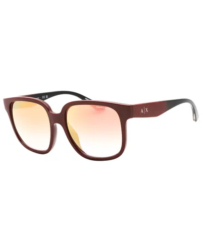 Armani Exchange Women's Ax4136su 56mm Sunglasses In Red