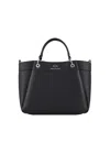 Armani Exchange Medium Handbag With Degradè Shoulder Strap In Black