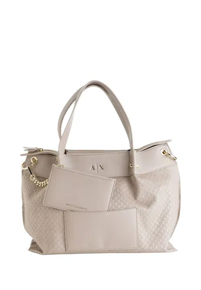 Armani Exchange Women's Bag  Xw001211af22645-u6223 Beige In Sand