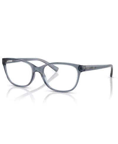 Armani Exchange Women's Cat Eye Eyeglasses, Ax3037 In Gray