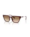 Armani Exchange Woman Sunglass Ax4158s In Burgundy