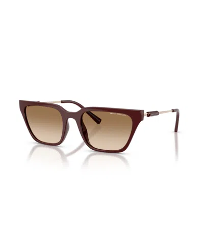 ARMANI EXCHANGE WOMEN'S CAT EYE SUNGLASSES, AX4158S