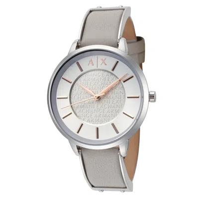 Armani Exchange Women's Olivia 38mm Quartz Watch Ax5311 In Silver