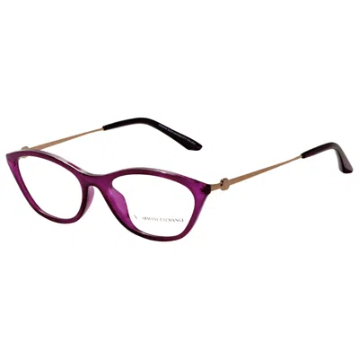 Armani Exchange Women's Opticals In Purple