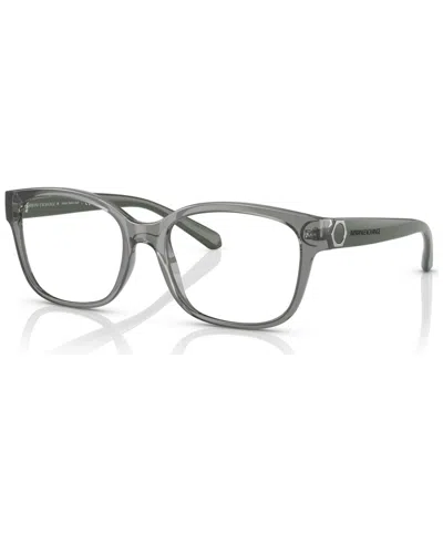 Armani Exchange Women's Rectangle Eyeglasses Ax3098 In Gray