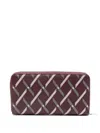 Armani Exchange Logo-print Wallet In Brown