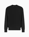 Armani Exchange Wool Blend Turtleneck Sweater In Black