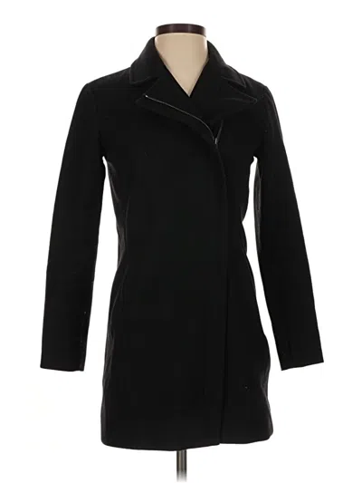 Pre-owned Armani Exchange Wool Coat In Black