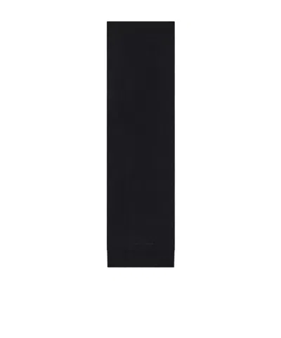 Armani Exchange Wool Scarf In Black