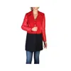 Armani Exchange Red Wool Coat In Red