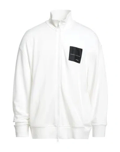 Armani Exchange X Mixmag Man Sweatshirt Off White Size Xl Cotton, Polyester