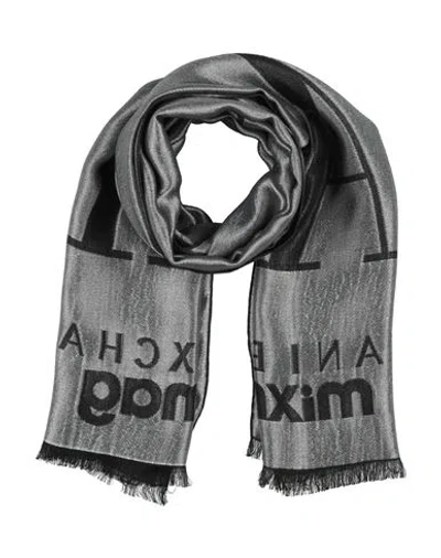 Armani Exchange X Mixmag Woman Scarf Black Size - Modal, Viscose, Polyester