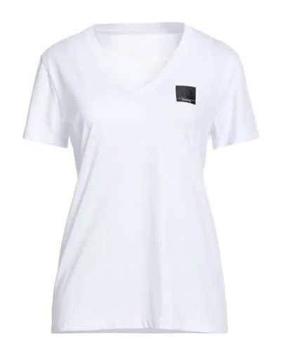 Armani Exchange X Mixmag Woman T-shirt White Size S Cotton In Multi